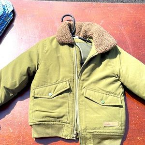 Olive Buffalo boys coat - size 4